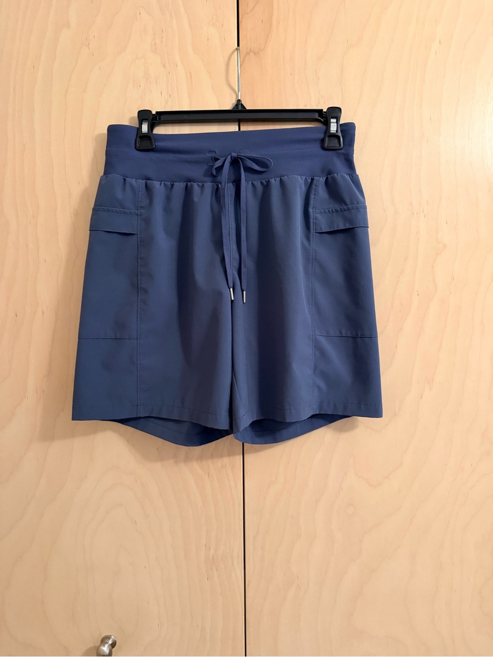 CALIA by Carrie Underwood Grayish Blue Drawstring Athletic Shorts Size S